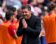 Diego Simeone se emocionó por el triunfo del Atlético de Madrid al Real Madrid.