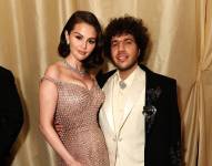 Benny Blanco y Selena Gómez a principios de 2025.