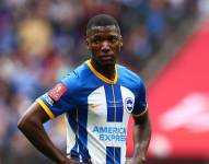 Moisés Caicedo en la semifinal de la FA Cup