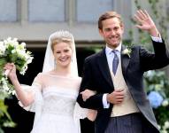 María Carolina de Liechtenstein y su ahora esposo, Leopoldo Maduro Vollmer.