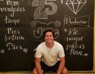 Pepe Tola en su cumpleaños 25.