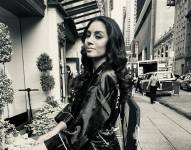 María de los Ángeles Suárez en Nueva York.