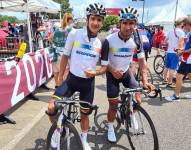 Ciclistas ecuatorianos, Richard Carapaz y Jhonatan Narváez