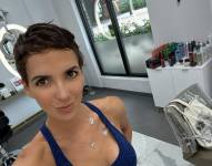 La Flaca Guerrero con su nuevo look.