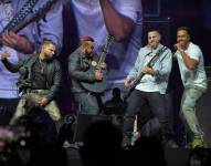Aventura durante un concierto en Washington en 2020