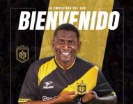 Brayan Angulo, delantero ecuatoriano.