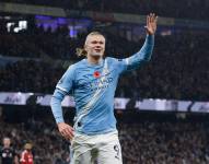 Erling Haaland anotó uno de los goles de la victoria del Manchester City ante Liverpool.