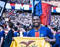 Willian Pacho, defensor ecuatoriano del PSG.