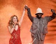 Shakira y Wyclef Jean en The Tonight Show