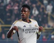 Vinícius Júnior celebra el tercer gol del Real Madrid contra el FC Barcelona