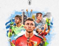 Fernando Muslera en sus diferentes etapas en la selección uruguaya.