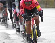 El ciclista ecuatoriano Richard Carapaz en el Tirreno-Adriático