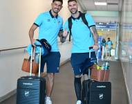 Jugadores de Universidad Católica viajaron a Paraguay para enfrentar a Libertad por los playoffs de la Copa Sudamericana