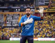 El portero de la selección de Ecuador, Hernán Galíndez, previo al partido ante Brasil por las Eliminatorias Sudamericanas