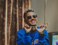 Jombriel en el estreno de su tema, Vitamina.