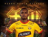 Pedro Pablo Velasco con la camiseta de Barcelona SC