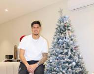 Piero Hincapié celebró su primera Navidad en Inglaterra.