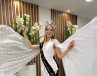 Imgen de Giselle Rosales, miss Ecuador 2025.