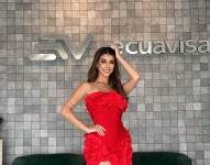 Durante tres días, Samantha Quenedit agregó una dosis de glamour y pasarela al set de En Contacto.