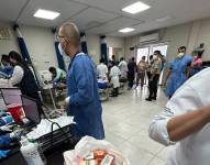 Los intoxicados fueron trasladados al Hospital Básico de Balzar y al dispensario del IESS de ese cantón.