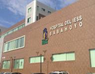 Imagen de los exteriores del Hospital General Babahoyo del IESS.