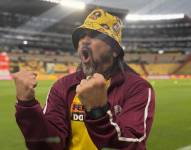 Pepe Pancho animando a Barcelona.