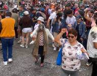 Ciudadanos disfrutaron del feriado de carnaval en el Centro Histórico de Quito.