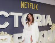 Victoria Beckham en la premier de su documental en Netflix.