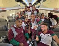 Jugadores de Fluminense rumbo a Quito