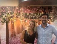 Marcela Ruete y Francisco Nigri, durante su matrimonio civil.