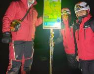 Operativo de rescate en volcán Imbabura