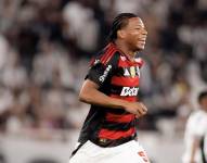 Gonzalo Plata celebra su gol con Flamengo contra Botafogo por el Brasileirao