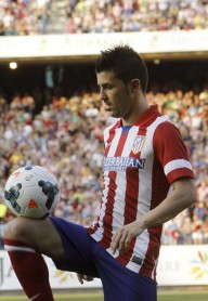 Presentación de David Villa como nuevo jugador del Atlético de Madrid