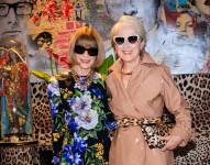 Anna Wintour (i) y Meryl Steep (d).