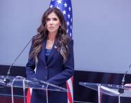 La secretaria de Seguridad Nacional de Estados Unidos, Kristi Noem.