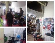 Los propietarios de los locales comerciales no contaban con documentos que justifiquen la propiedad de los artículos decomisados.