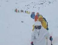 Tormenta deja atrapados a excursionistas.
