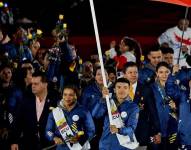 La delegación de Ecuador desfila en la ceremonia de inauguración de los Juegos Panamericanos