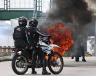 Las protestas se desarrollan en diferentes zonas de Quito.