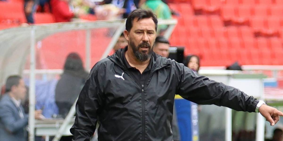 Estos fueron los números de Pablo Sánchez como entrenador de Liga de Quito