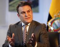 José Serrano durante una entrevista.