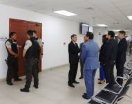 Una audiencia de medidas cautelares solicitada por Danilo Carrera en diciembre de 2023.