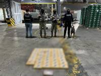Agentes antidrogas y militares conocieron sobre la posible adulteración de los sellos de seguridad de un contenedor.