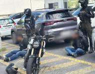 Los detenidos en el operativo desplegado por los agentes agentes en Quito.