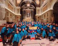Tras una estafa, coro ecuatoriano consiguió presentarse en el Vaticano.