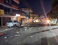 Un siniestro ocurrió en la avenida 6 de Diciembre, a la altura del sector La Kennedy, norte de Quito.