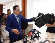 Rueda de prensa de los Directivos de los Trabajadores de Seguridad Penitenciaria, sobre el ataque y fuga en el Hospital Pablo Arturo Suárez.