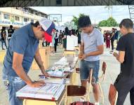 Imagen de archivo de las votaciones de la consulta popular, el 21 de abril de 2024.