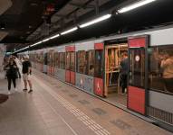 Foto referencia del metro de Ámsterdam, Países Bajos