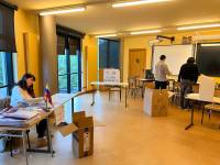 Mesas electorales para el sufragio de ecuatorianos en el exterior.